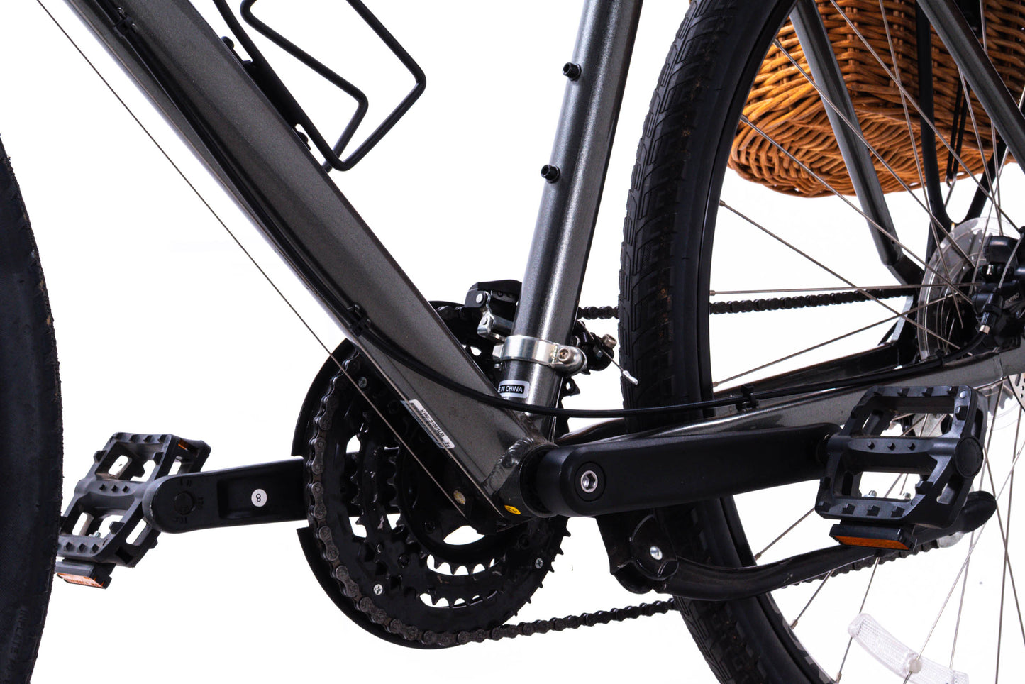 USED 2020 Trek Verve 1 Disc Hybrid Bike X-Large 3x7 Speed Shimano Disc Brakes w/ Rack, Basket