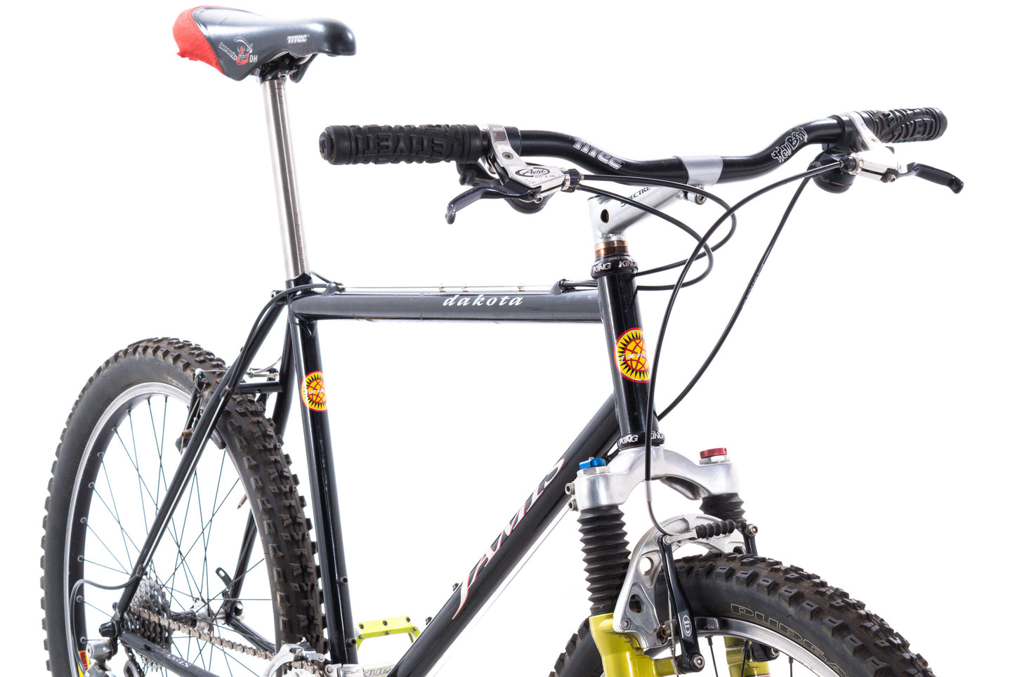 USED Vintage AS IS Jamis Dakota 1990s 20" Steel Frame MTB Hardtail Deore XT 3x8 Speed