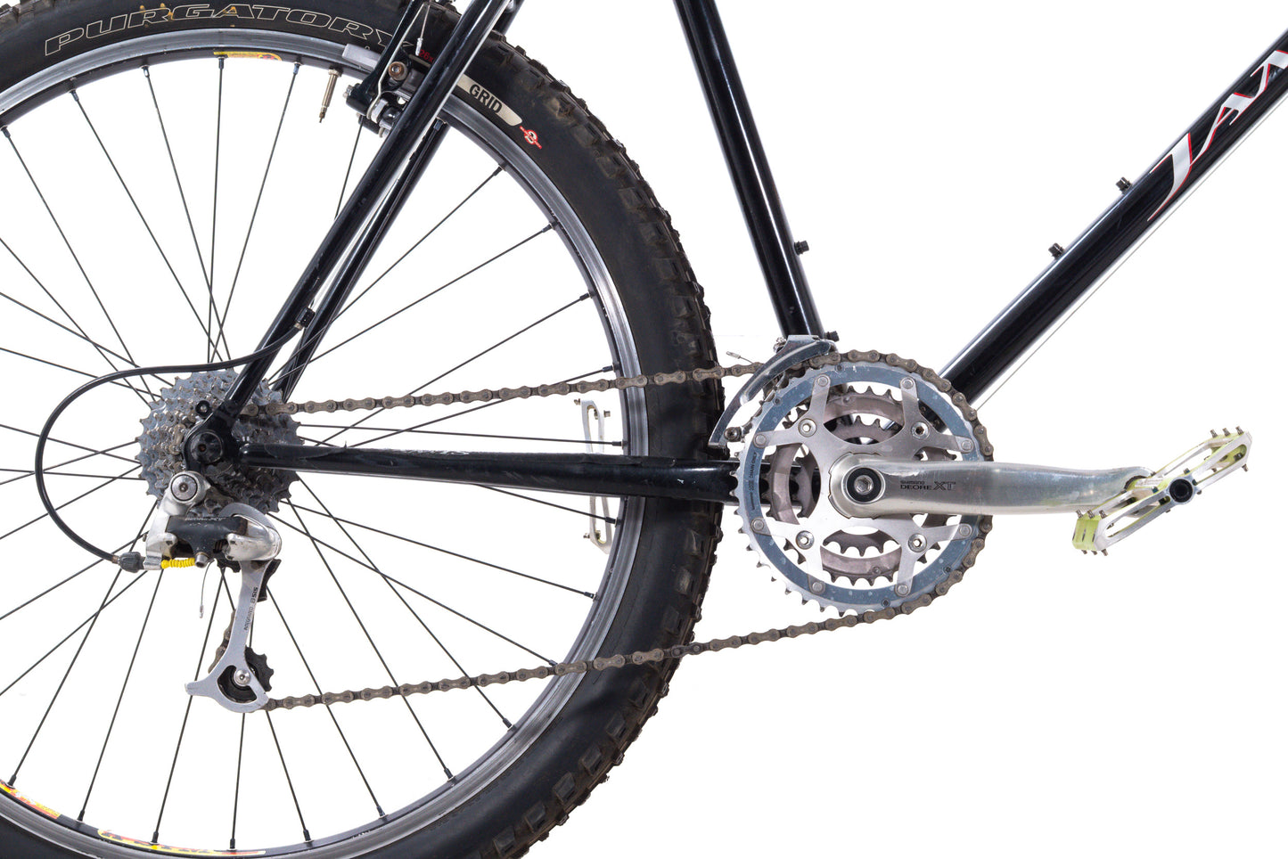 USED Vintage AS IS Jamis Dakota 1990s 20" Steel Frame MTB Hardtail Deore XT 3x8 Speed