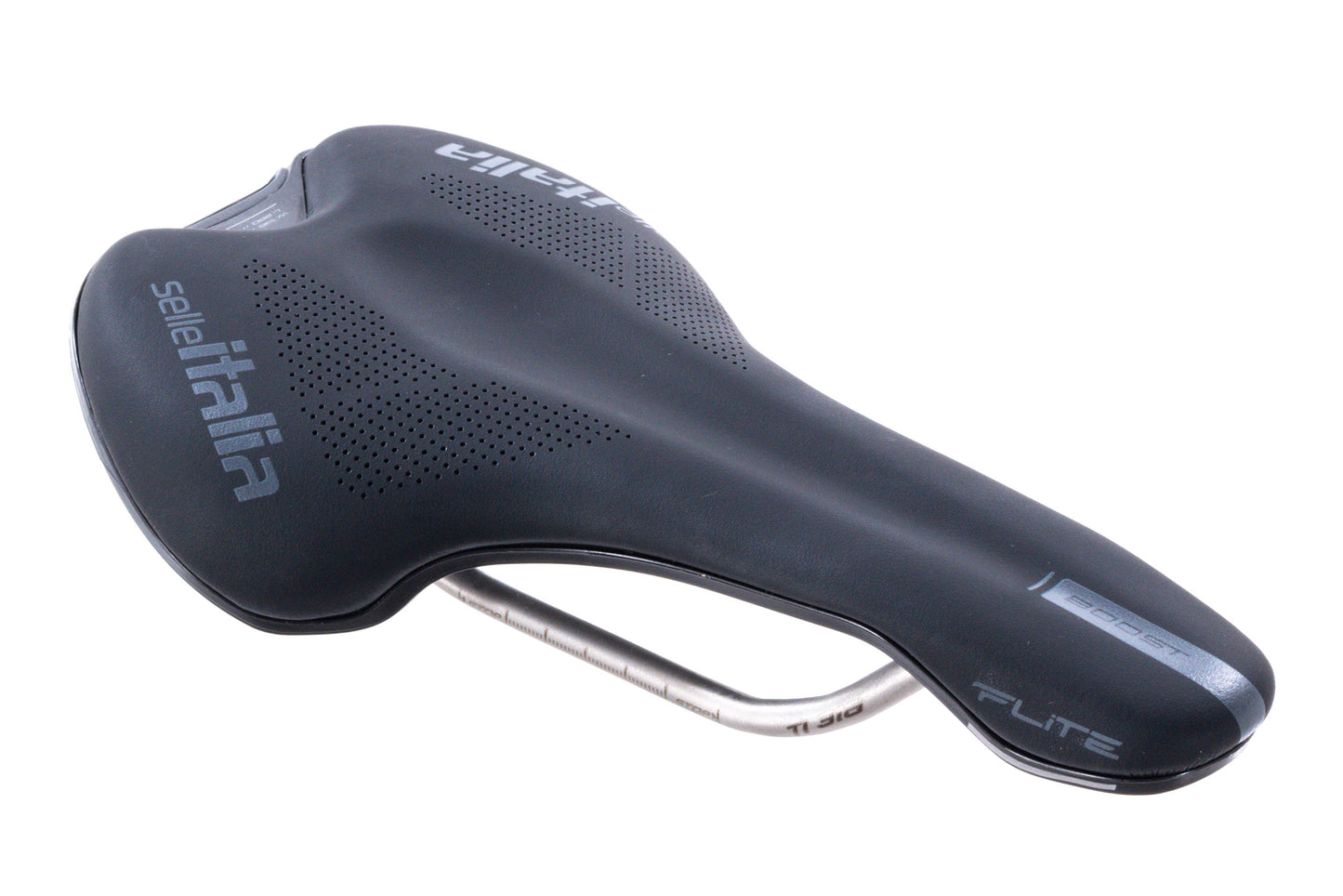 NEW Selle Italia Flite Boost TI 316 Road Saddle Titanium Rails 130mm Width S1 ID Match Black