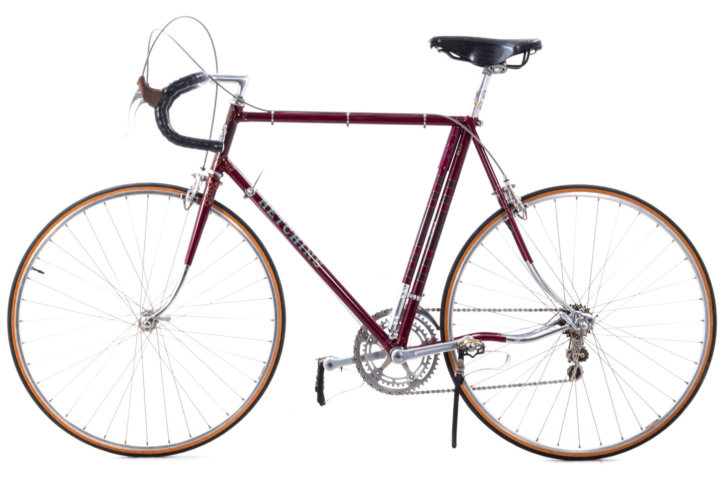 USED AS IS Vintage 1964 Hetchins Magnum Opus Vibrant Stay 24" Steel Road Bike Campagnolo 2x5 speed Brian Baylis Paint