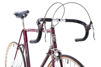 USED AS IS Vintage 1964 Hetchins Magnum Opus Vibrant Stay 24" Steel Road Bike Campagnolo 2x5 speed Brian Baylis Paint