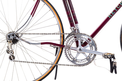 USED AS IS Vintage 1964 Hetchins Magnum Opus Vibrant Stay 24" Steel Road Bike Campagnolo 2x5 speed Brian Baylis Paint