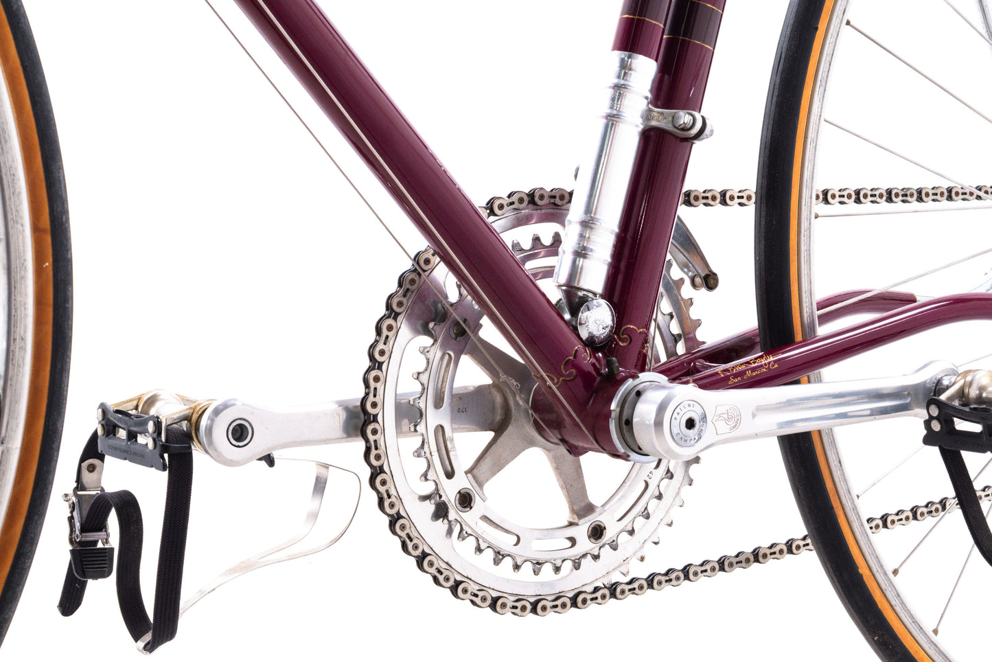 USED AS IS Vintage 1964 Hetchins Magnum Opus Vibrant Stay 24" Steel Road Bike Campagnolo 2x5 speed Brian Baylis Paint