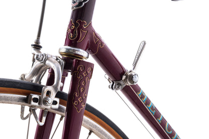 USED AS IS Vintage 1964 Hetchins Magnum Opus Vibrant Stay 24" Steel Road Bike Campagnolo 2x5 speed Brian Baylis Paint