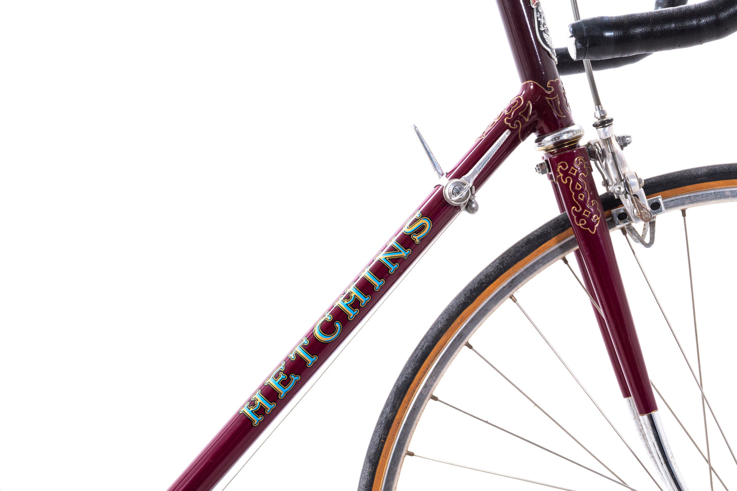 USED AS IS Vintage 1964 Hetchins Magnum Opus Vibrant Stay 24" Steel Road Bike Campagnolo 2x5 speed Brian Baylis Paint