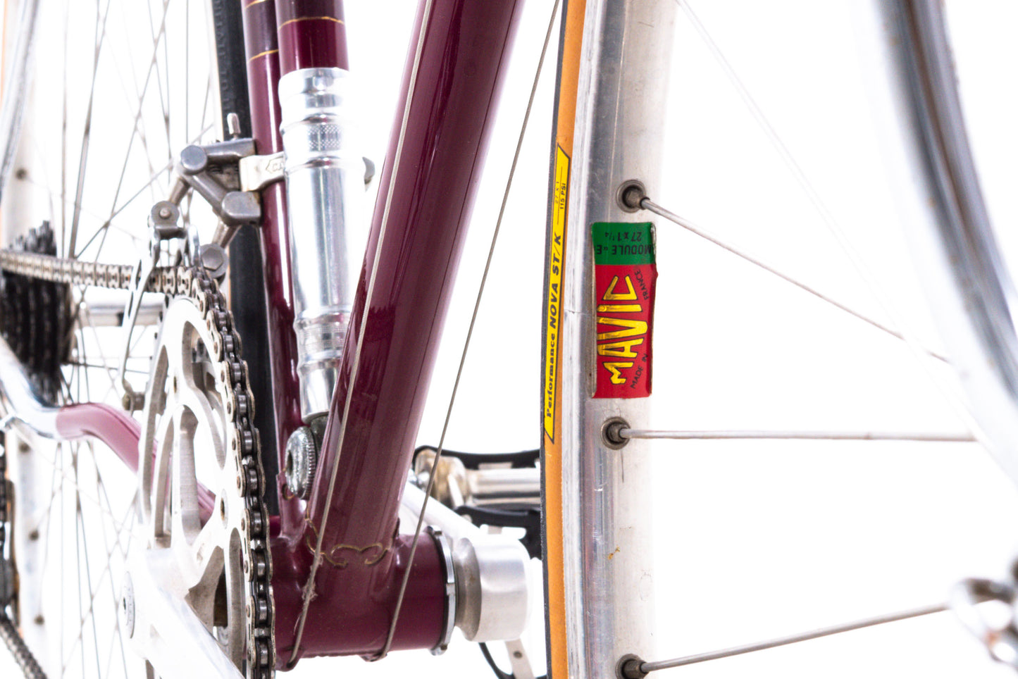 USED AS IS Vintage 1964 Hetchins Magnum Opus Vibrant Stay 24" Steel Road Bike Campagnolo 2x5 speed Brian Baylis Paint