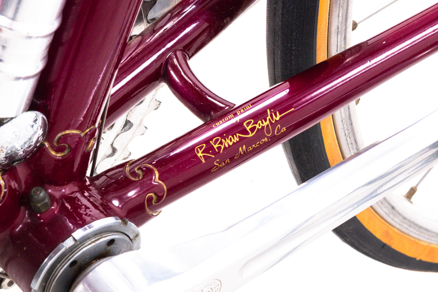 USED AS IS Vintage 1964 Hetchins Magnum Opus Vibrant Stay 24" Steel Road Bike Campagnolo 2x5 speed Brian Baylis Paint