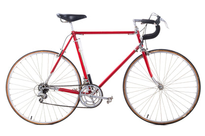 USED AS IS Vintage 1970's Windsor Carrera Lugged Steel Road Bike 23" Suntour 2x5 Speed Red