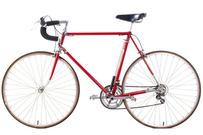 USED AS IS Vintage 1970's Windsor Carrera Lugged Steel Road Bike 23" Suntour 2x5 Speed Red
