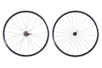 USED Kinlin XR26 700C Alloy Clincher Road Wheelset DT Swiss 240s Front Hub Cycle Ops Powertap Campagnolo Rear Hub Aero Spoke