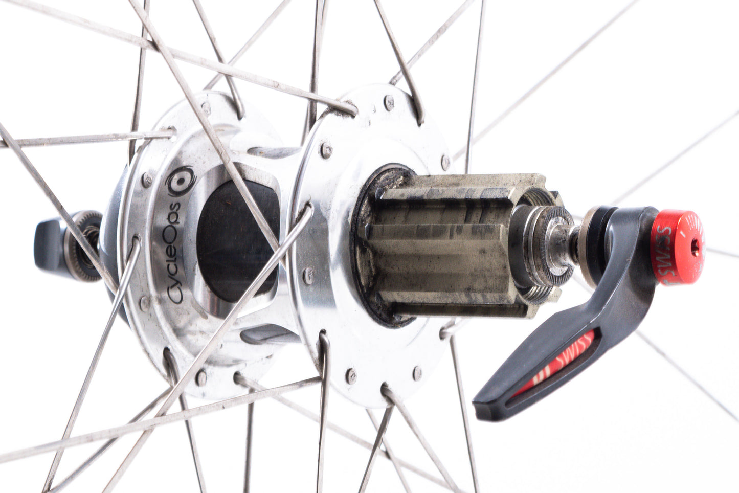 USED Kinlin XR26 700C Alloy Clincher Road Wheelset DT Swiss 240s Front Hub Cycle Ops Powertap Campagnolo Rear Hub Aero Spoke