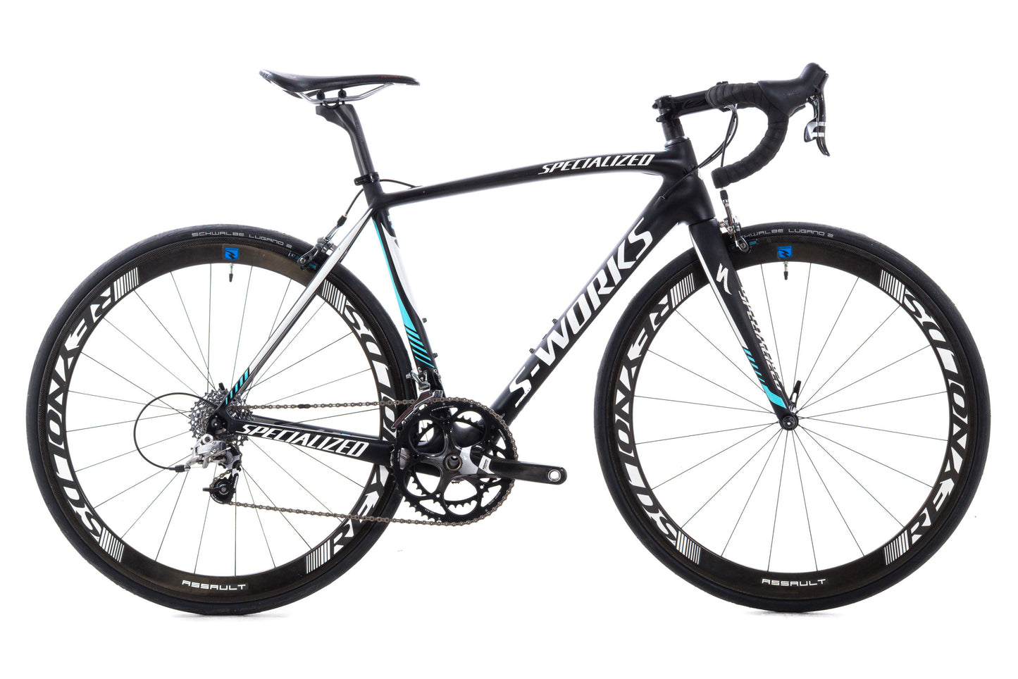 USED S-Works Specialized Tarmac SL4 Omega Pharma Quick-Step Edition 54cm SRAM Force 2x10 speed Reynolds Assault Carbon Wheels