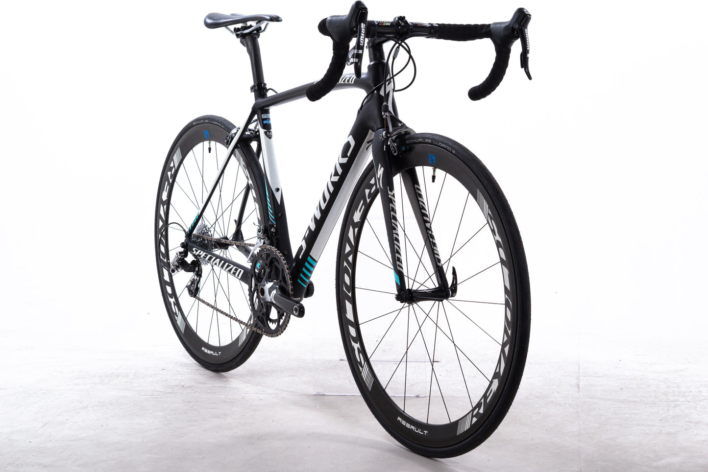 USED S-Works Specialized Tarmac SL4 Omega Pharma Quick-Step Edition 54cm SRAM Force 2x10 speed Reynolds Assault Carbon Wheels