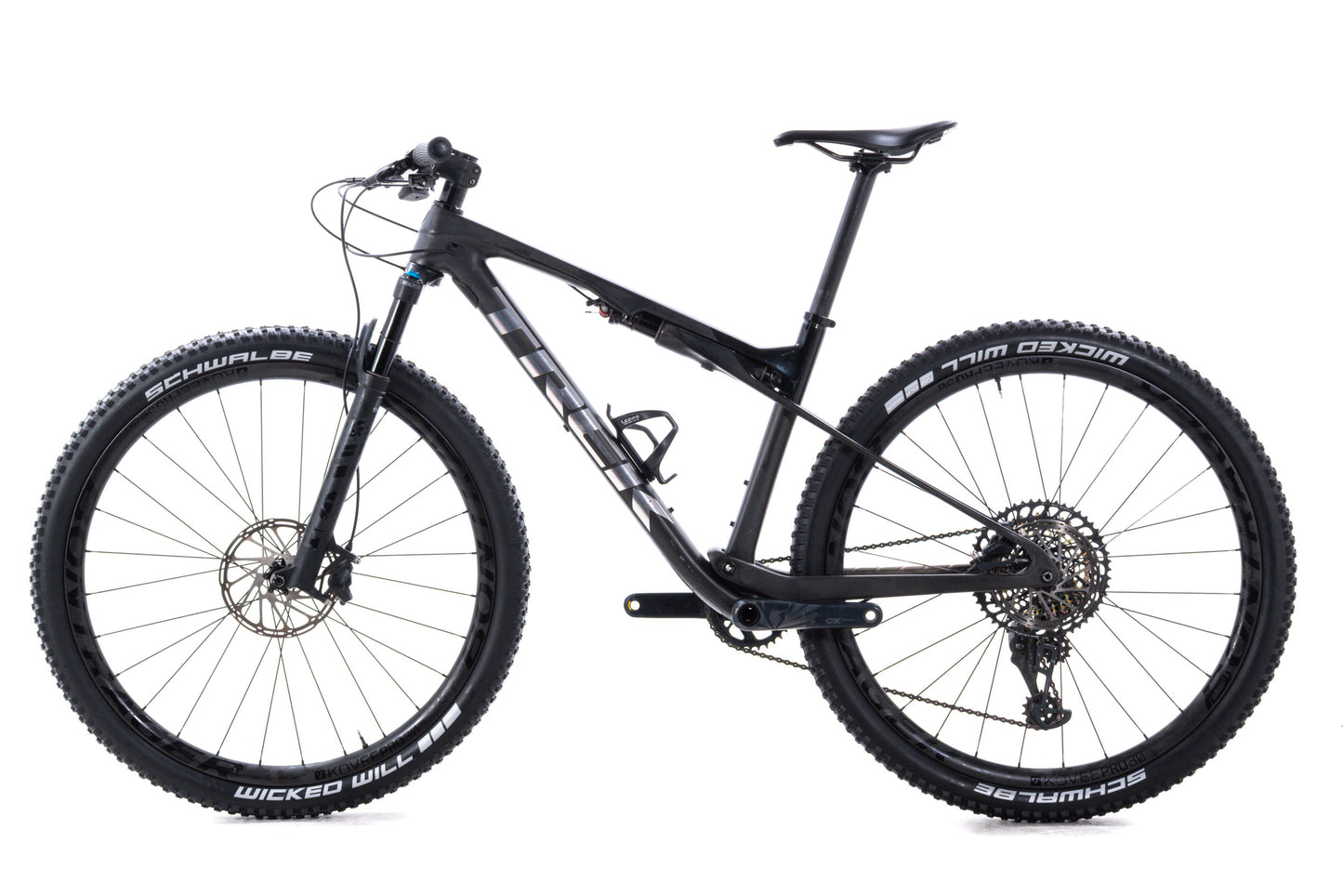 USED 2021 Trek Supercaliber XX1/GX AXS 18.5" Carbon Full Suspension XC Mountain Bike 29" Black