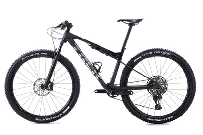 USED 2021 Trek Supercaliber XX1/GX AXS 18.5" Carbon Full Suspension XC Mountain Bike 29" Black