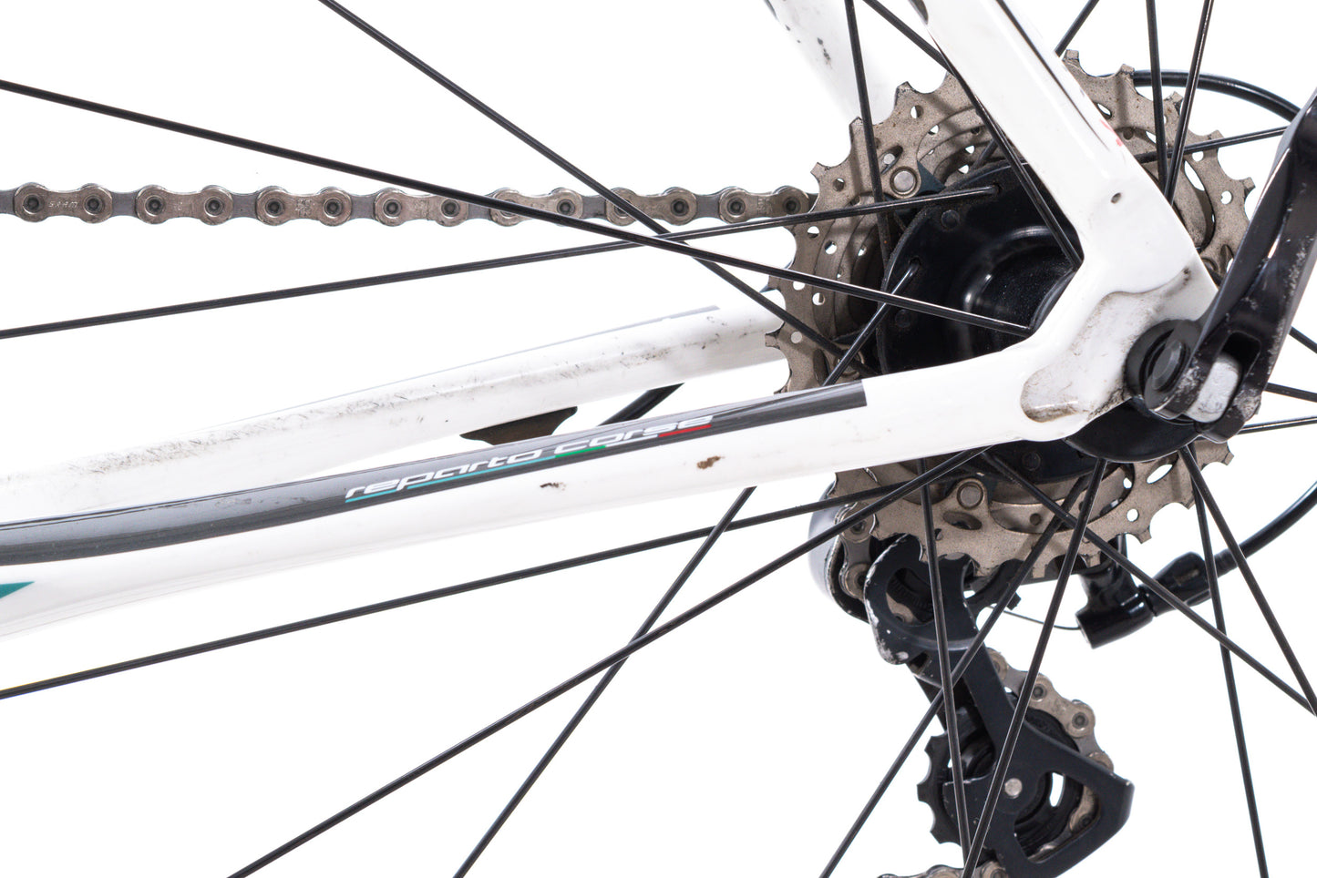 USED Bianchi Intenso 54cm Carbon Road Bike Shimano 105 2x11 Speed White/Black