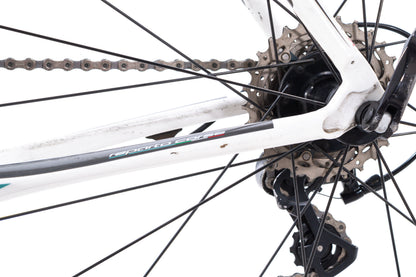 USED Bianchi Intenso 54cm Carbon Road Bike Shimano 105 2x11 Speed White/Black