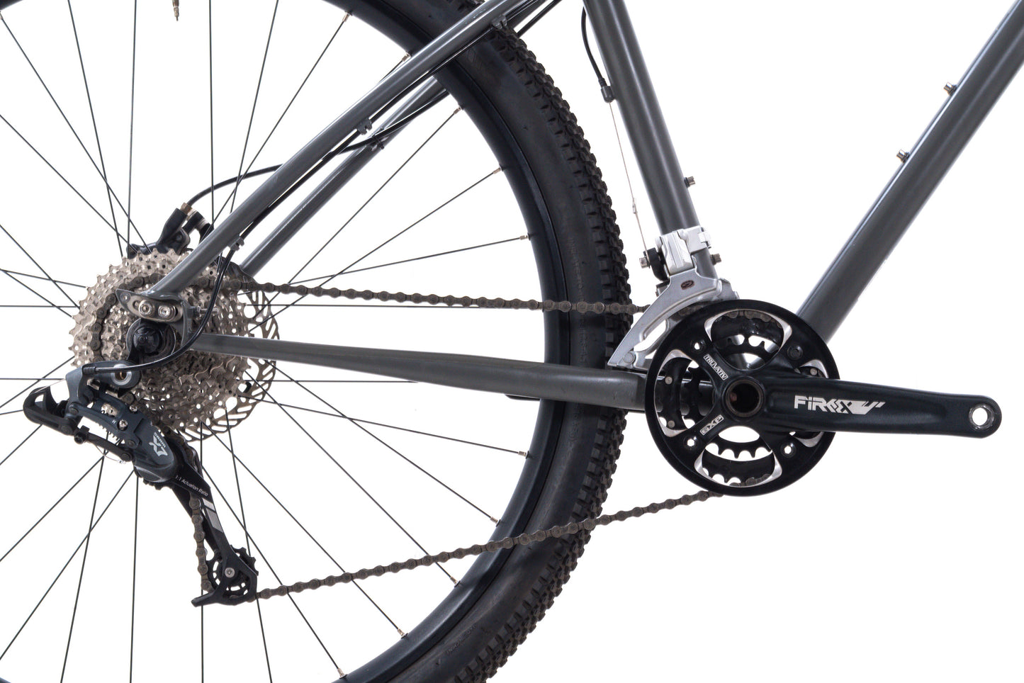 USED Trek Sawyer Medium Steel Rigid 29" Mountain Bike Gary Fisher Edition SRAM 2x9 speed Hydraulic Disc Gray
