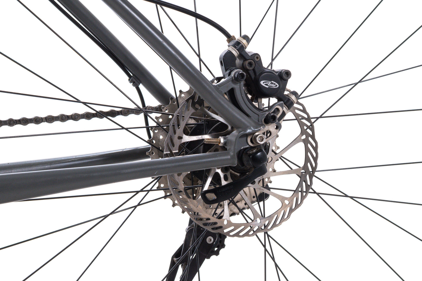 USED Trek Sawyer Medium Steel Rigid 29" Mountain Bike Gary Fisher Edition SRAM 2x9 speed Hydraulic Disc Gray