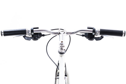 USED Public R18 Disc Steel Hybrid / Commuter Bike Small Shimano Sora 2x9 speed White