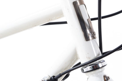 USED Public R18 Disc Steel Hybrid / Commuter Bike Small Shimano Sora 2x9 speed White
