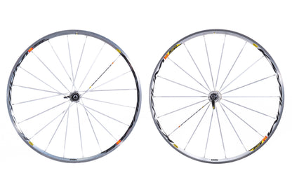 USED Mavic Ksyrium SSC 700C Alloy Clincher Road Wheelset Silver Rim Brake HG11 QR
