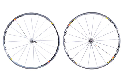 USED Mavic Ksyrium SSC 700C Alloy Clincher Road Wheelset Silver Rim Brake HG11 QR