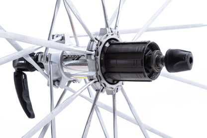USED Mavic Ksyrium SSC 700C Alloy Clincher Road Wheelset Silver Rim Brake HG11 QR