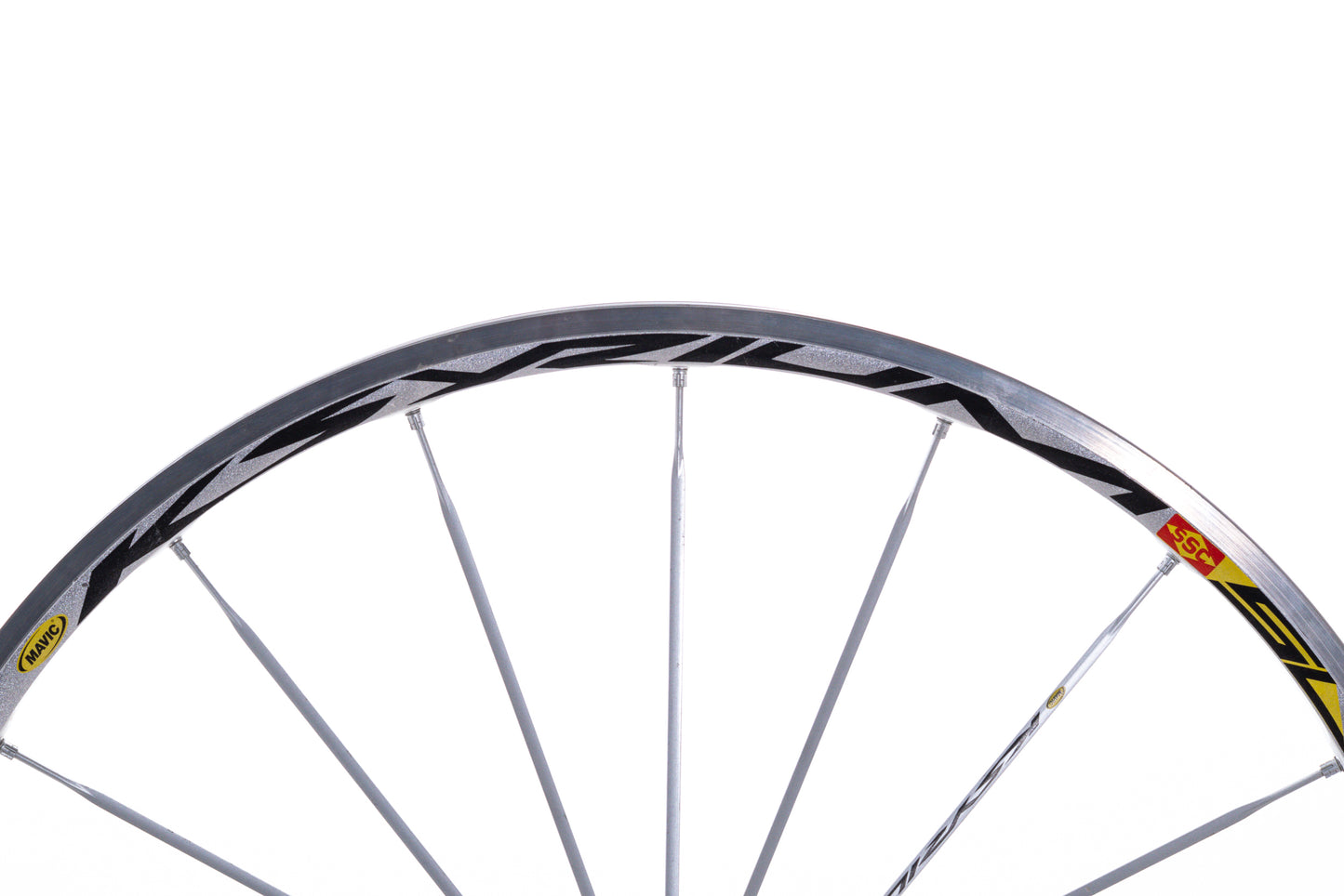 USED Mavic Ksyrium SSC 700C Alloy Clincher Road Wheelset Silver Rim Brake HG11 QR