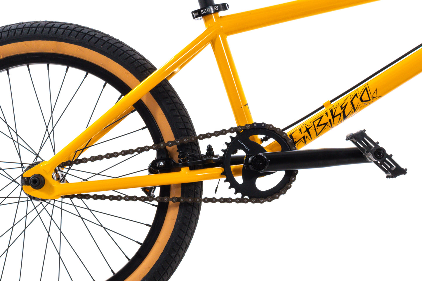 USED Fit Bike Co TRL 2XL All-Terrain BMX Bike Saxon Yellow