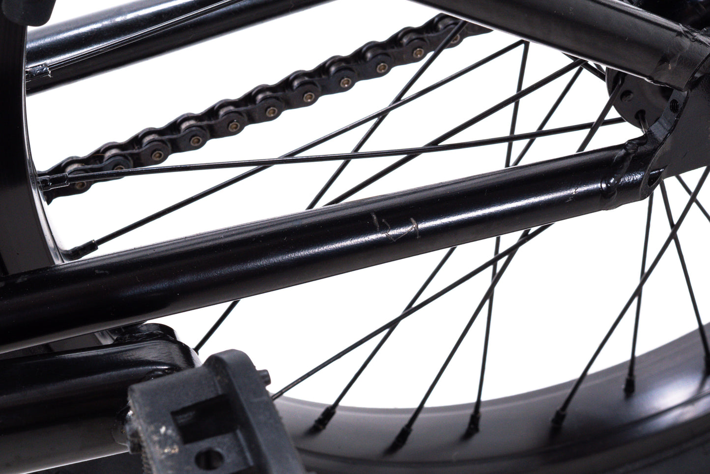 USED Kink Backwoods BMX Bike 21.5" Black 20" Wheels