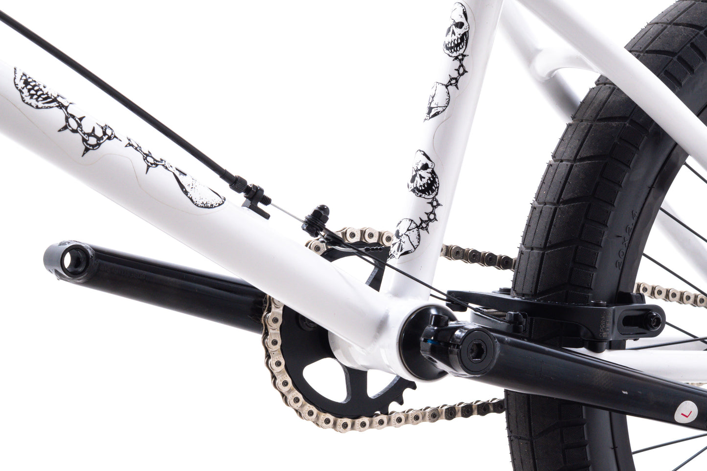 USED Cult Corey Walsh Signature BMX Bike 21.8" XL White