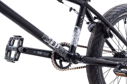 USED Fly Bikes Aire 21.8" BMX Bike Black Larry Edgar Signature