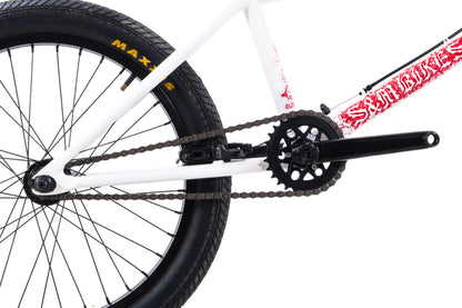 USED S&M Black Magic 21.5" BMX White/Red 20" Wheels Matty Aquizap Signature