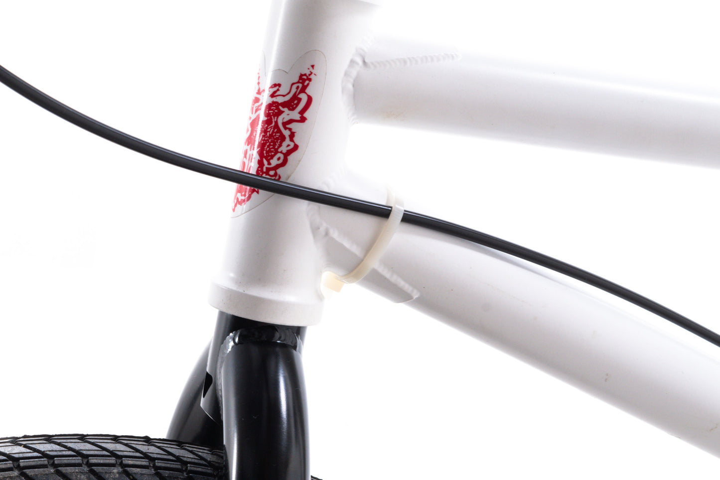 USED S&M Black Magic 21.5" BMX White/Red 20" Wheels Matty Aquizap Signature