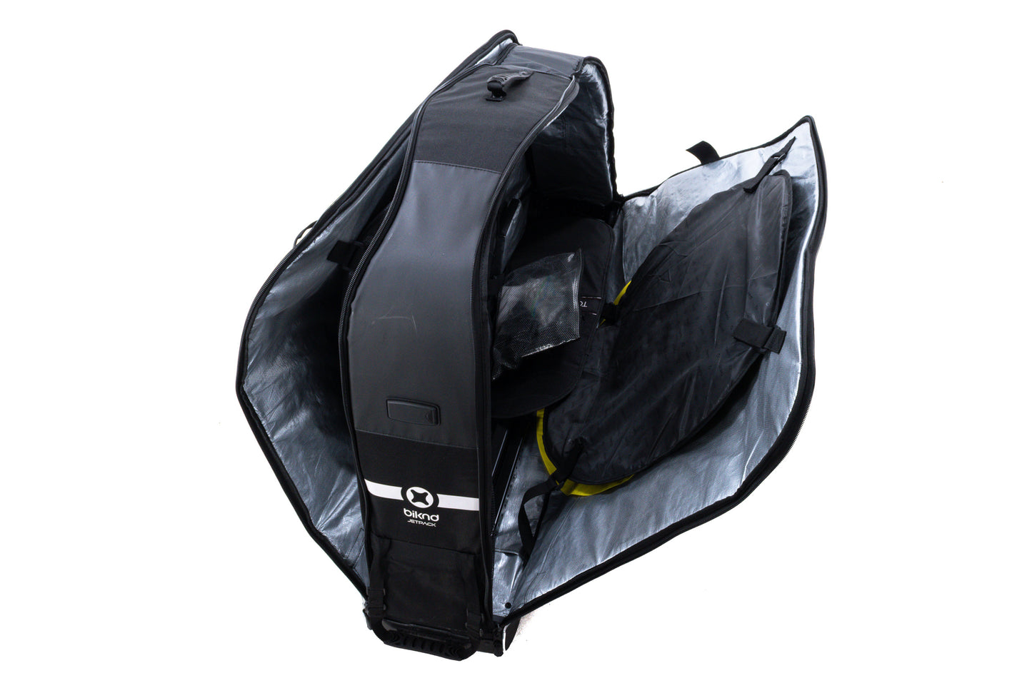 USED Biknd Jetpack Bicycle Travel Bag with Internal Fork Mount Accessories