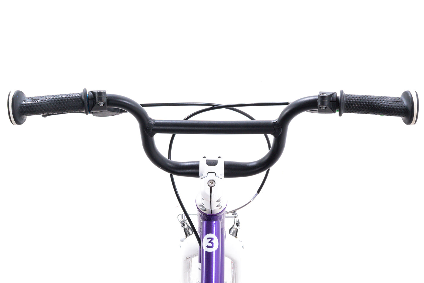 USED WOOM 3 Kids Bicycle 16" Rim Brake Single Speed Blue/Purple