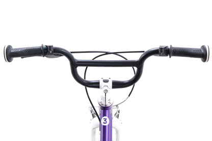 USED WOOM 3 Kids Bicycle 16" Rim Brake Single Speed Blue/Purple