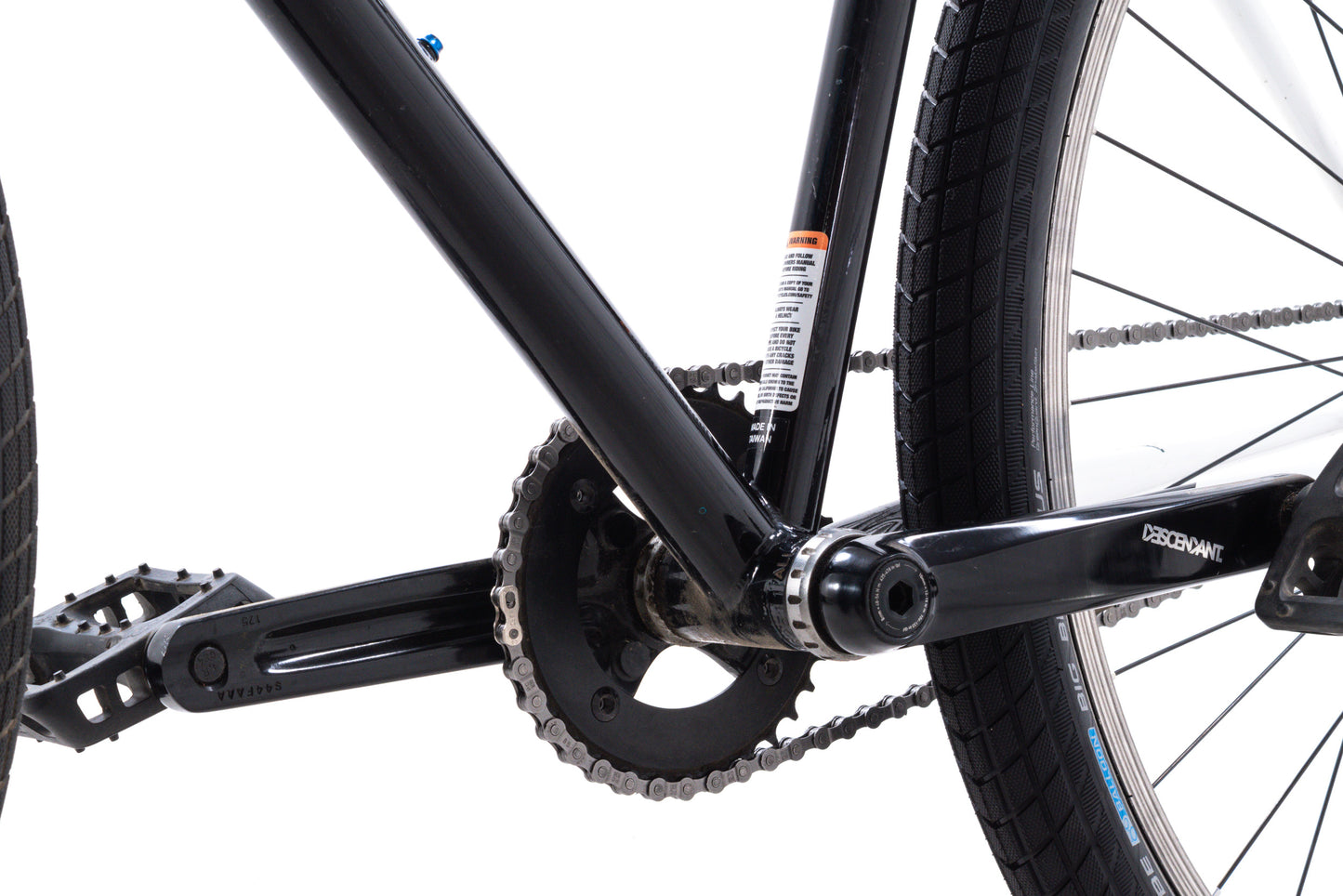 USED All-City JYD Junk Yard Dog Medium Single Speed 29" Rigid Steel Mountain Bike Segmented Fork Chris King White Industries