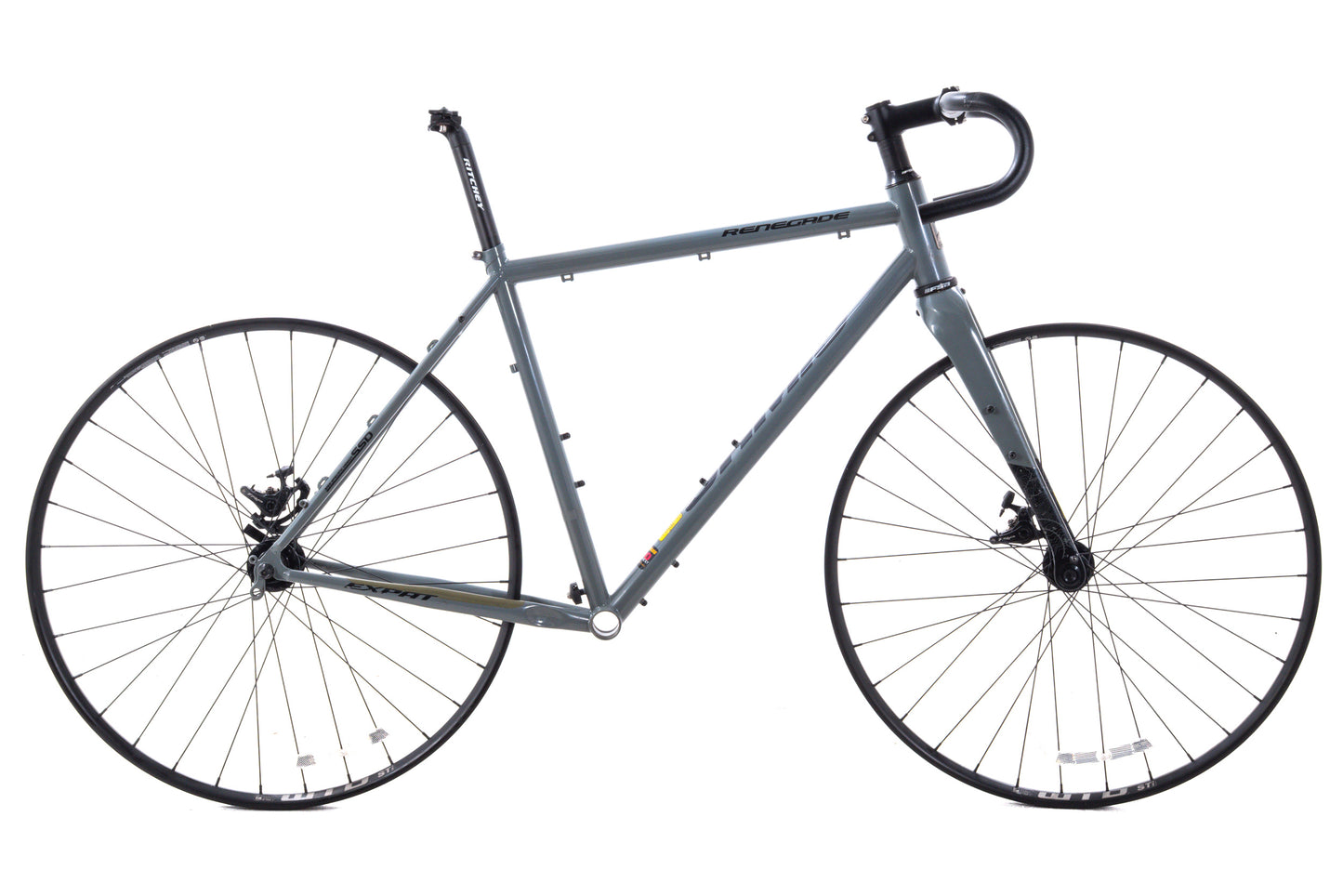 USED Jamis Renegade Expat LTD 54cm Steel Gravel/All-Road Rolling Chassis Frameset w/ 700C Wheels Carbon Fork