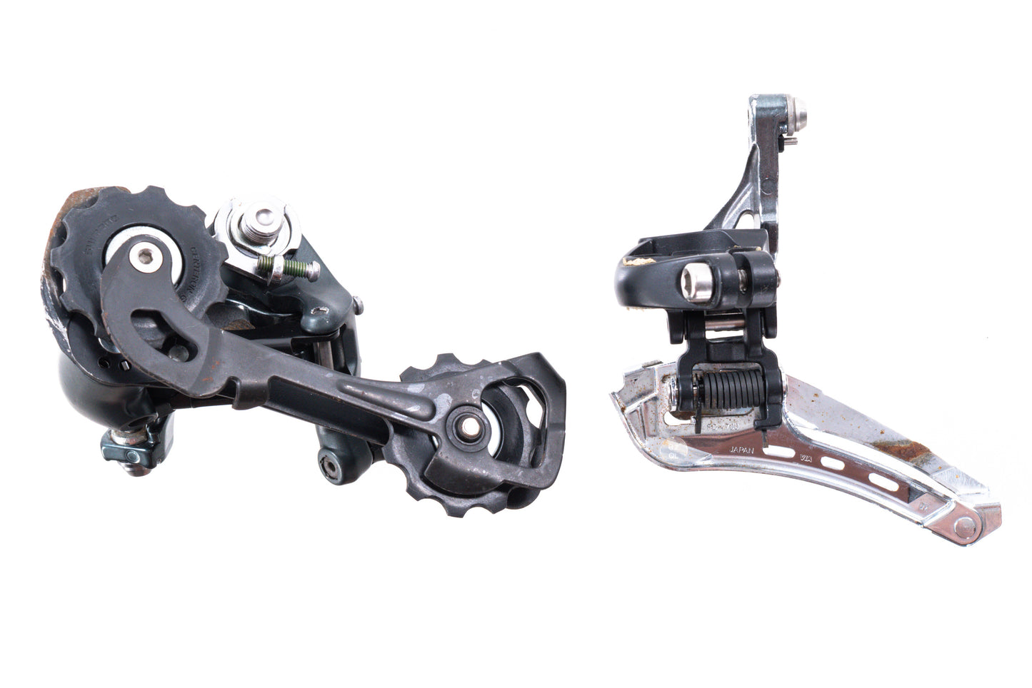 USED Shimano Tiagra 4700 2x10 speed Mini Road Groupset Shifters, Derailleurs, Cassette, FSA Compact Crank