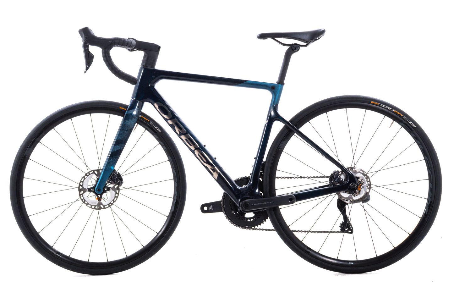 USED 2023 Orbea Orca M20iTEAM 51cm Carbon Road Bike Blue Carbon View Shimano Ultegra Di2 2x12 Speed