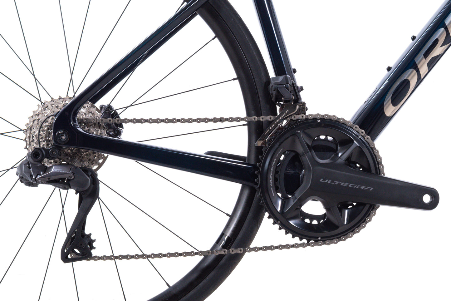 USED 2023 Orbea Orca M20iTEAM 51cm Carbon Road Bike Blue Carbon View Shimano Ultegra Di2 2x12 Speed