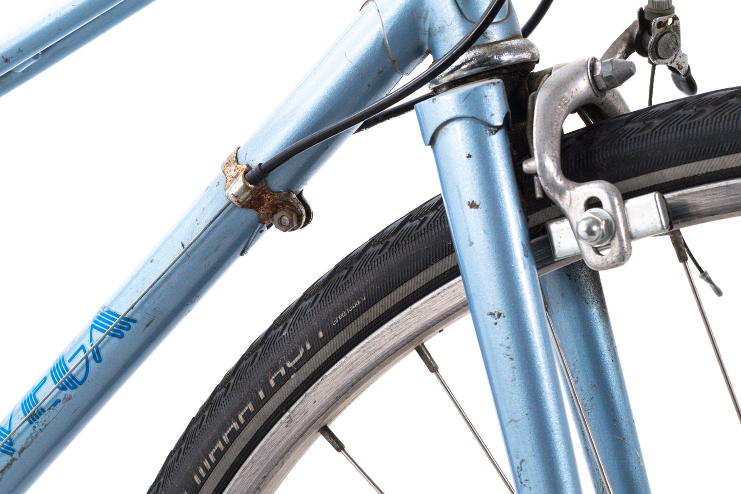 USED Vintage Univega Supra Sport Mixte Small Urban Cruiser Road Bike 27" Wheels -AS IS
