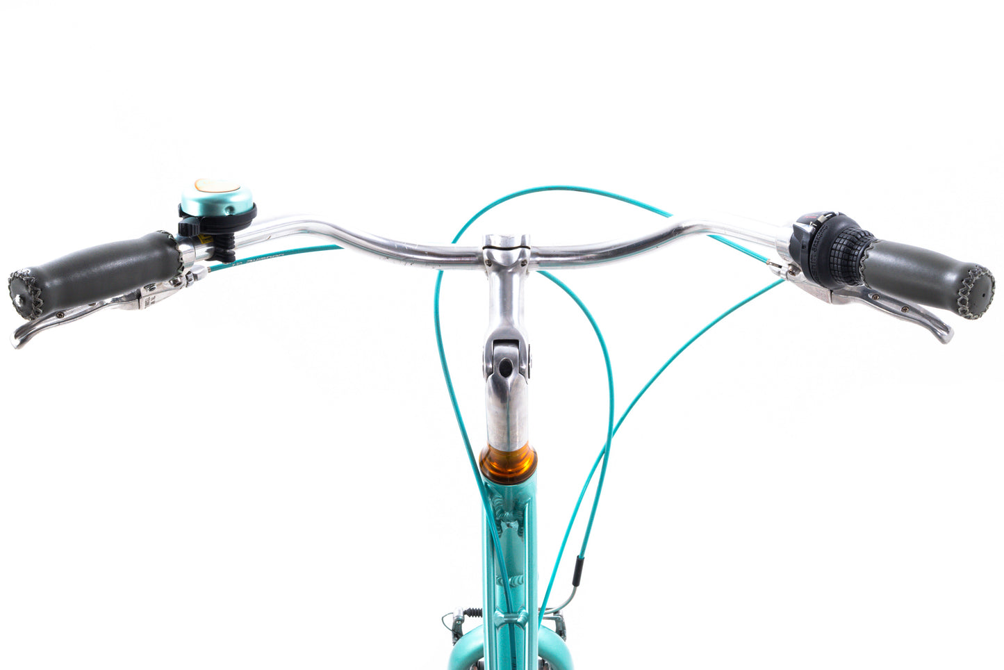 USED Liv Suede Step Thru Medium 7 speed Urban Cruiser Hybrid Bike Metallic Green