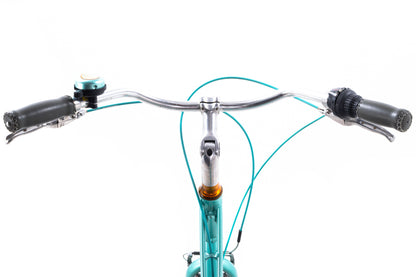 USED Liv Suede Step Thru Medium 7 speed Urban Cruiser Hybrid Bike Metallic Green