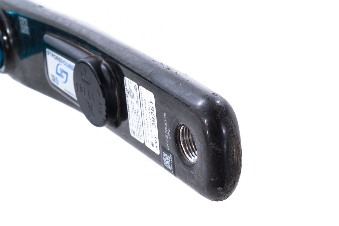 USED Stages 175mm Carbon Left non-drive Power Meter Crank Arm w/ DUB Spindle SRAM Mountain