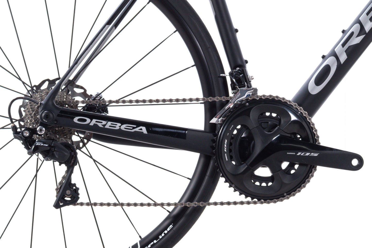 USED 2020 Orbea Orca M30Team-D 51cm Carbon Road Bike Shimano 105 2x11 Hydro Disc Black