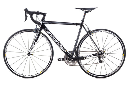 USED 2014 Cannondale SuperSix Evo 3 52cm Ultegra Carbon Road Bike 2x11 Speed Rim Brake Black